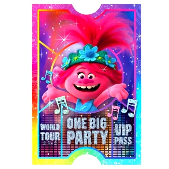 NEW 46 Piece Dreamworks Trolls Party Invitations, Decor & Favors Bundle - SET B - Picture 4 of 17